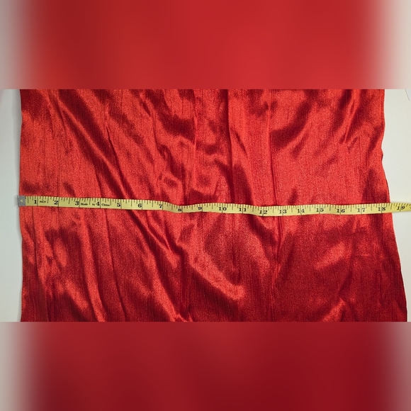 NWT Nine West XS Womens Red Long Sleeve Dress 'Luxe Animal' - Picture 12 of 13